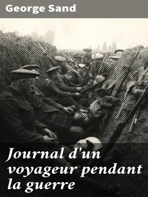 cover image of Journal d'un voyageur pendant la guerre
